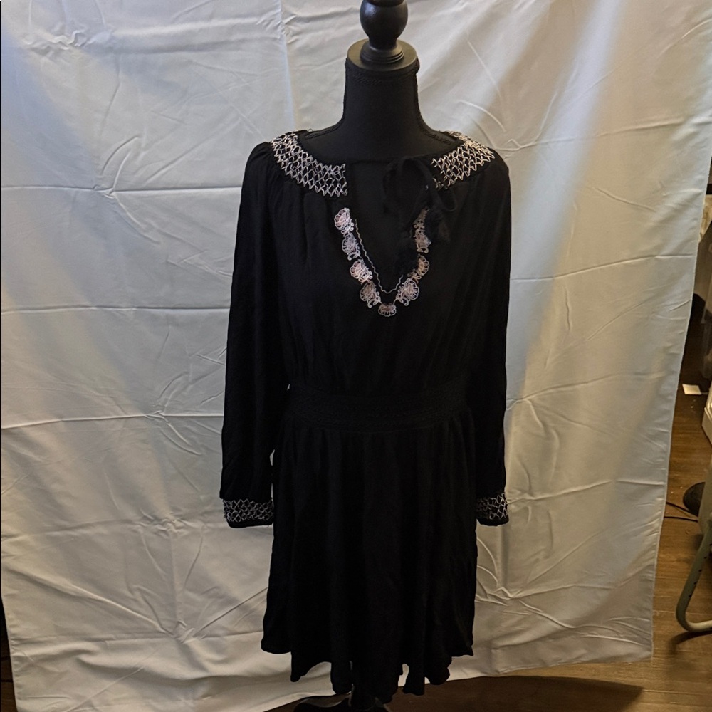 Torrid Black Top with Silver Trim
